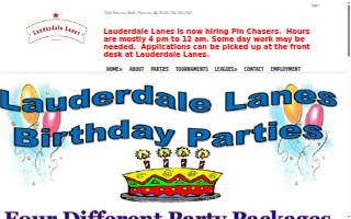 Lauderdale Lanes of Tuscumbia website