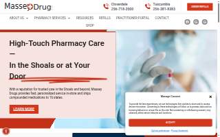 Massey Drugs - Tuscumbia website