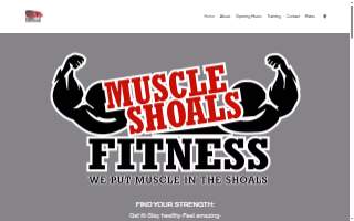 Muscle Shoals Fitness of Tuscumbia website