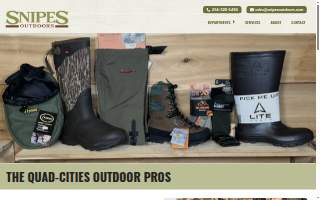 Snipes Outdoors of Tuscumbia website