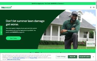 TruGreen Lawn Care of Tuscumbia website
