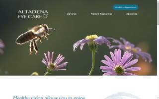 Altadena Eye Care website