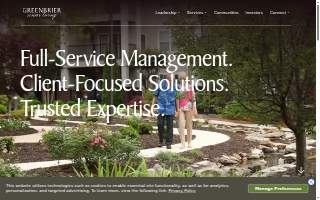Greenbrier Senior Living website