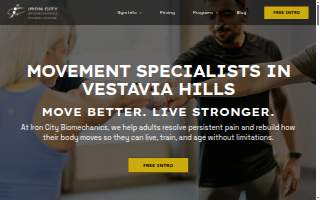 Iron City Biomechanics website