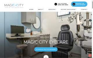 Magic City Eyecare - Dr. Kacey C. Cilimberg website