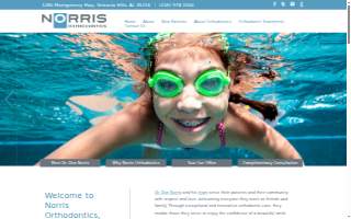 Norris Orthodontics website