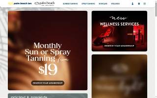Palm Beach Tan of Lake Forest website