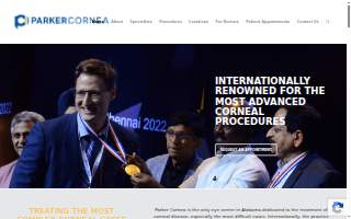 Parker Cornea website