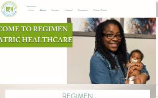 Regimen Pediatric Healthcare website