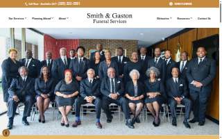 Smith & Gaston Funeral Services website