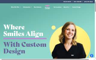 Hodge Orthodontics website