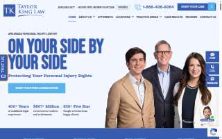 Taylor King Law of Arkadelphia website