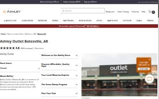 Ashley Outlet of Batesville website