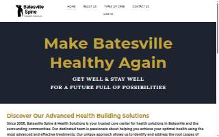 Batesville Spine & Health Solutions website