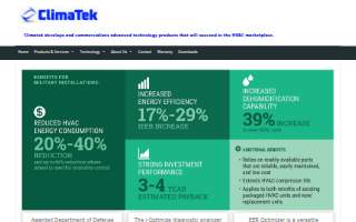 Climatek Hvac & Electrical website