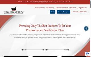 Clinic Drug Store website