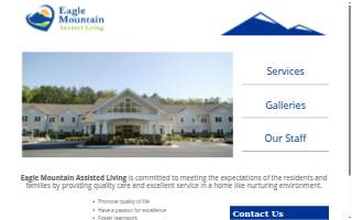 Eagle Mountain Assisted Living website