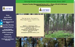 Hargrave Forestry Management Service website
