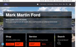 Mark Martin Ford website