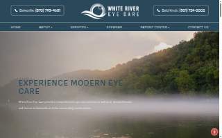 White River Eye Care website