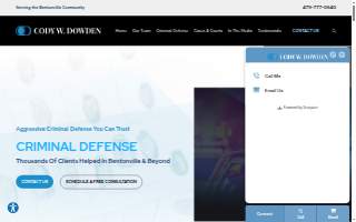 Cody W. Dowden, Attorney at Law of Bella Vista website