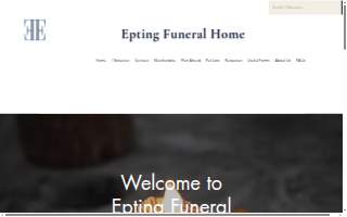Epting Funeral Home website