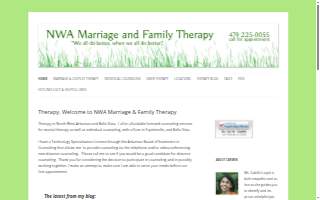 NWA Marriage & Family Therapy website