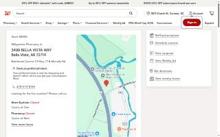 Walgreens Pharmacy website