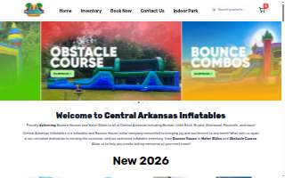 Central Arkansas Inflatables website
