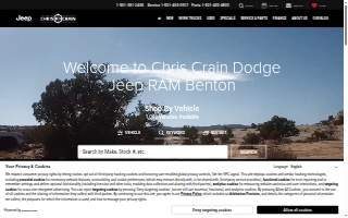 Chris Crain Dodge Jeep Ram - Benton website