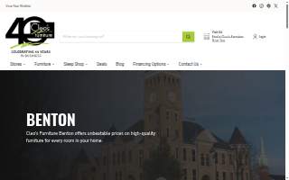 Cleo's Furniture of Benton website