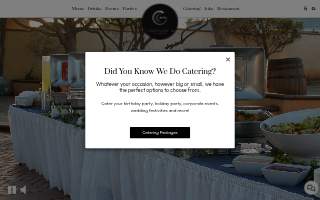 Gina's Catering website