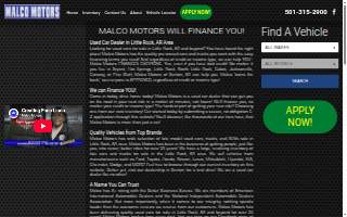 Malco Motors website