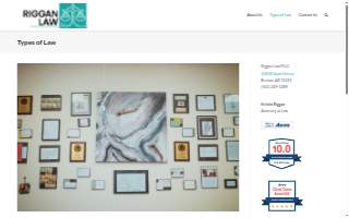 RIGGAN LAW website