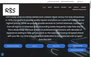 Ron's Body Shop website