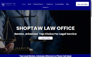 Shoptaw Law Office website