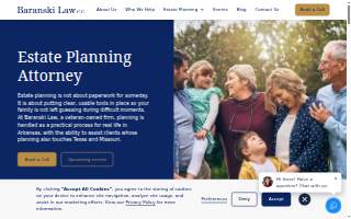 Baranski Law P.C. website