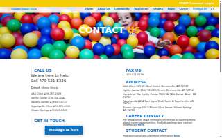 Children's Therapy Team Agility Center Clinic website