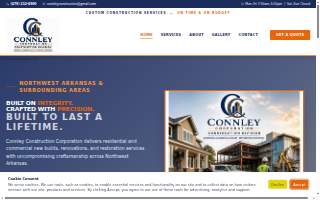 Connley Construction website