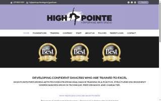 High Pointe Performing Arts Studio website