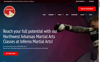 Inferno Martial Arts, BJJ & Kickboxing website