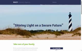 Mace Insurance Agency website