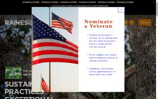 Raines Tree Care of Bentonville website
