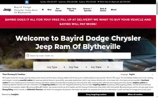 Bayird Dodge Chrysler Jeep Ram of Blytheville website