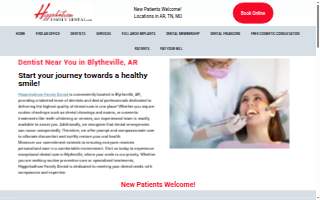 Higginbotham Family Dental website