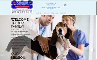 Animal Family Practice Vet of Benton website