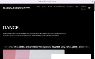 Arkansas Dance Center website