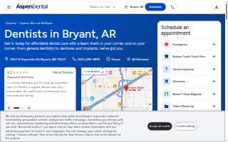 Aspen Dental - Bryant website