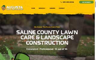 Augusta Lawn Care of Saline website
