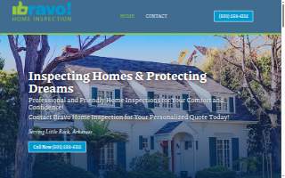 Bravo Home Inspection website